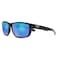 Suncloud Mayor Polarized Sunglass with Polycarbonate Lens Black FrameBlue Mirror