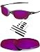 BLAZERBUCK Antisalt Polarized Replacement Lenses Sock Kit for Oakley Juliet Burned Starry