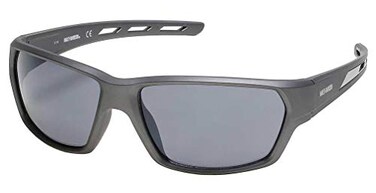 Harley-Davidson HarleyDavidson Mens Rectangular Sunglasses Gray Frame with Smoke Mirror Lenses
