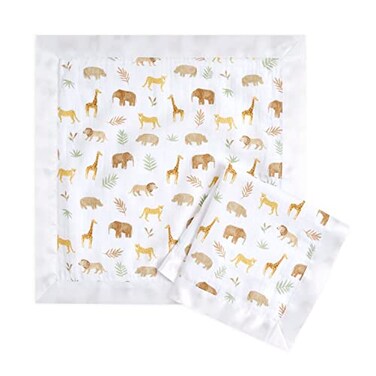 adenanais aden anais Essentials Issie Security Blankets Super Soft 100 Cotton Muslin 2 Pack Tanzania