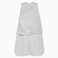 HALO MicroFleece Sleepsack Swaddle 3Way Adjustable Swaddle Blanket for Newborn and Infants TOG 30 for Cold Climates Hip Healthy Grey Small 36 Months