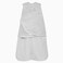 HALO MicroFleece Sleepsack Swaddle 3Way Adjustable Swaddle Blanket for Newborn and Infants TOG 30 for Cold Climates Hip Healthy Grey Small 36 Months