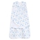 HALO 100 Cotton Sleepsack Swaddle 3Way Adjustable Wearable Blanket TOG 15 Blue Safari Newborn 03 Months