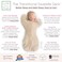 SwaddleDesigns Transitional Swaddle Sack Arms Up HalfLength Sleeves Mitten Cuffs Most Gradual Transition Swaddle for Newborns to Baby Sleep Sack Small 03 Month 614 lb Heathered Oatmeal