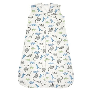HALO SleepSack 100 Cotton Wearable Blanket Swaddle Transition Sleeping Bag TOG 05 Watercolor Dinos XLarge 1824 Months
