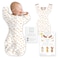 SwaddleDesigns Transitional Swaddle Sack Arms Up HalfLength Sleeves Mitten Cuffs Swaddle for Newborn Transition to Baby Sleep Sack Wearable Blanket Small 03 mo 614 lb Watercolor Sunny Days