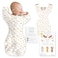 SwaddleDesigns Transitional Swaddle Sack Arms Up HalfLength Sleeves Mitten Cuffs Swaddle for Newborn Transition to Baby Sleep Sack Wearable Blanket Small 03 mo 614 lb Watercolor Sunny Days