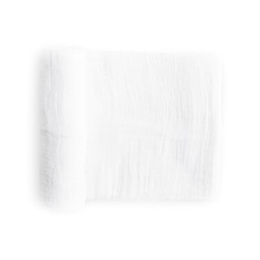 Little Unicorn Cotton Muslin Swaddle Blanket Single 100 Cotton Super Soft Newborns and Infants 47 x 47 Unisex White