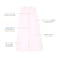 HALO SleepSack 100 Cotton Wearable Blanket Swaddle Transition Sleeping Bag TOG 05 Soft Pink Small 06 Months