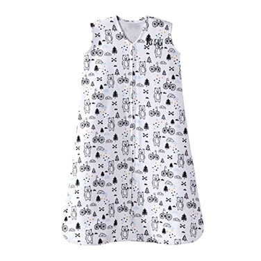 HALO SleepSack 100 Cotton Wearable Blanket Swaddle Transition Sleeping Bag TOG 05 Huggy Bears Small 06 Months