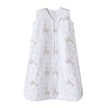 HALO SleepSack 100 Cotton Wearable Blanket Swaddle Transition Sleeping Bag TOG 05 Llama Sand Size XLarge 1824 Months