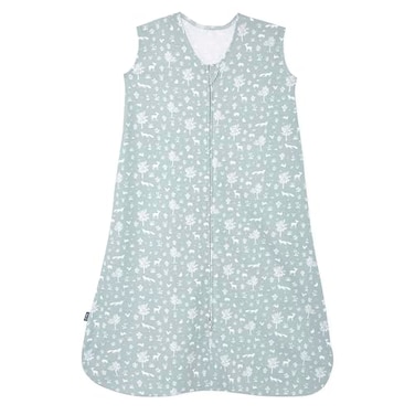 HALO SleepSack 100 Cotton Wearable Blanket Swaddle Transition Sleeping Bag TOG 05 Sage Woodland Medium 612 Months