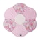 Snuggle Stuffs Small Minky Dot Plush 24 Round Flower Baby Security Blanket
