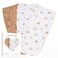 Comfy Cubs Easy Swaddle Blanket 3 Pack 100 Cotton Newborn Wrap Small for 03 Months Infants Breathable and Durable Sleep Sack for Babies Rainbow Bohemian