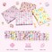 Omilion 34 Pack Baby Receiving Blanket Set 4 Flannel Cotton Blankets 30 x 30 30 Infant Washcloths Mixed Patterns
