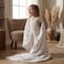 LYRICHOM BABY Muslin Swaddle Blankets for Newborn 3 Pack Breathable Soft Receiving Blanket Large 38 x 40 inches Swaddle Wrap Burping Clothes Diapers Essentials Infant Shower Items Toddler Gift Clouds