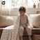 LYRICHOM BABY Muslin Swaddle Blankets for Newborn 3 Pack Breathable Soft Receiving Blanket Large 38 x 40 inches Swaddle Wrap Burping Clothes Diapers Essentials Infant Shower Items Toddler Gift Rainbow
