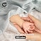 LYRICHOM BABY Muslin Swaddle Blankets for Newborn 3 Pack Breathable Soft Receiving Blanket Large 38 x 40 inches Swaddle Wrap Burping Clothes Diapers Essentials Infant Shower Items Toddler Gift Cute Fa