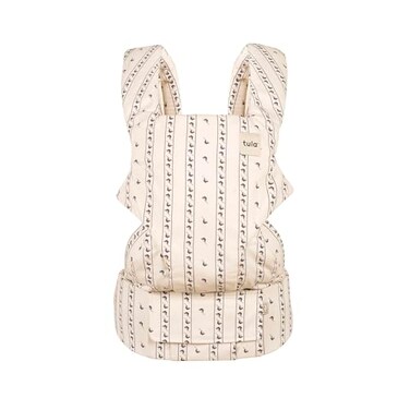Tula Baby Explore Cotton Baby Carrier 7 45 lb Adjustable Newborn to Toddler Carrier Multiple Ergonomic Positions Front and Back Soft and Supportive Coast Folklore