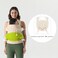 &Acirc;&middot;NEST BLANCHE&Acirc;&middot; Baby Carrier for Newborns to Toddlers Cozy Wrap with Lumbar Support Soft Fabric 735lbs Adjustable Fit Beige Zebra Pattern