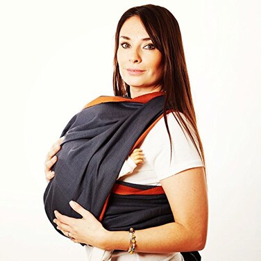 Hip Baby Wrap Woven Baby Carrier for Infants and Toddlers Stone