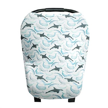 Copper Pearl Kai MultiUse Cover Car Seat Nursing Stroller Stretchy Fabric AllSeason Stylish Designs Easy Access