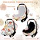 Pea Pod Car Seat Covers for Babies Breathable Mesh Canopy with KickProof Soft Stretchy Protection Newborn Stroller Carrier Covers for Girls Retro Floral