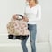 Meetjoy Breathable Car Seat Cover for Babies MultiPurpose Soft Rayon Nursing Cover for Breastfeeding High Stretchy Infant Carseat Canopy Stroller Cover Smooth Rayon Warm Floral