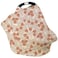 Meetjoy Breathable Car Seat Cover for Babies MultiPurpose Soft Rayon Nursing Cover for Breastfeeding High Stretchy Infant Carseat Canopy Stroller Cover Smooth Rayon Warm Floral