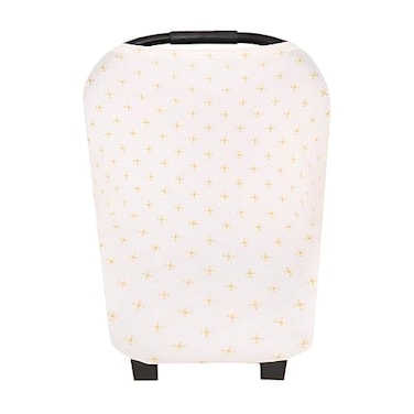 Copper Pearl MultiUse Cover Car Seat Covers Nursing Cover and Stroller Cover for Sun Stretchy Fabric AllSeason Use Stylish Designs Easy Access for Moms Santa Fe