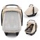 Blissful Diary Baby Car Seat Cover Extra Large Mesh Window Breathable Muslin Cotton Infant Windproof Canopy MustHave Baby Gift Sunshine