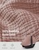 Blissful Diary Baby Car Seat Cover Extra Large Mesh Window Breathable Muslin Cotton Infant Windproof CanopyDusty Pink