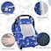 Pea Pod Car Seat Cover Baby Infant Car Seat Canopy Covers for Newborn with 2 Layers Windows of Breathable Mesh Fabric Lightweight PolyesterSoft Minky Dot Backing Ocean