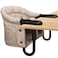 lulunemo Hook On High Chair Portable Foldable for Babies 636 Months Family Travel Use with Carry BagKhaki