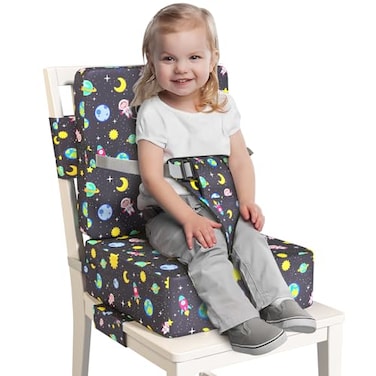 Redcoutt Booster Seat for Dining Table Toddler Booster Seat for Dining Table with Safety Buckles AntiScratch Easy Cleaning Toddler Seat for Table