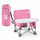 Bright Starts Pop N Sit Portable Booster IndoorOutdoor Use Floor Seat with Feeding Tray Pink 6 Mos 3 Yrs