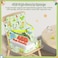 Vahlbeste Booster Seat for Kitchen Chair with Backrest 4 Adjustable Straps Portable TPU Waterproof AntiScratch Toddler Booster Seat for Dining Table Removable NonSlip