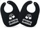 Twinstuff 100 Cotton Drinking Buddies Twin Bibs for Babies Soft Cute Practical Waterproof Durable Unisex Bibs for Twins Ideal for MessFree Feeding Everyday Use and Protecting Clothing from Spills