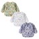 ElecMotive 3 Pack Long Sleeve BibBaby Smock for Eating 630 Months Reusable Shirt Bibs for Babies Toddler