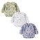 ElecMotive 3 Pack Long Sleeve BibBaby Smock for Eating 630 Months Reusable Shirt Bibs for Babies Toddler