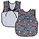 BapronBaby Construction Zone Bapron No Neck Tie Safer Bib for Baby Toddler Soft Waterproof Stain Resistant Machine Washable Sz Preschool 35yrs