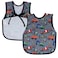 BapronBaby Construction Zone Bapron No Neck Tie Safer Bib for Baby Toddler Soft Waterproof Stain Resistant Machine Washable Sz Preschool 35yrs