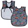 BapronBaby Construction Zone Bapron No Neck Tie Safer Bib for Baby Toddler Soft Waterproof Stain Resistant Machine Washable Sz Preschool 35yrs