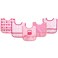 Luvable Friends Unisex Baby Waterproof PEVA Bibs Pink Owl One Size