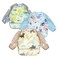 PandaEar 3 Pack Long Sleeve Bibs Waterproof Full Sleeve Bib for Baby Infant Toddler 636 Months Lizard