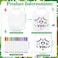 Panitay 100 Pcs DIY Baby Bibs Decorating Kit 50 White Bibs 25 Stencils 24 Markers 1 Baby Shower Game SignForest Animal