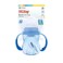 Nuby 3 in 1 Baby Bottle to Training Sippy Cup 8 Oz Toddler Cups Spill Proof with Soft Spout Nipple Removable Grip Handles Dishwasher Safe Blue
