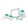 NANOB&Atilde;&permil;B&Atilde;&permil; Nanobebe Breastmilk Baby Bottle AntiColic Starter Set with Silicone Pacifiers Breast Pump Adapter and Slow Flow Nipples 5 oz TealGrey