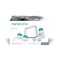 NANOB&Atilde;&permil;B&Atilde;&permil; Nanobebe Breastmilk Baby Bottle AntiColic Starter Set with Silicone Pacifiers Breast Pump Adapter and Slow Flow Nipples 5 oz TealGrey