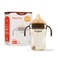 Thyseed SpillProof Weighted Straw Sippy Cup Baby Transition Trainer Soft Silicone Spout BPAFree 6m 10 oz 1 Pack